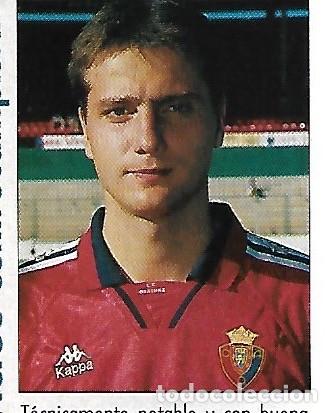 Coleccionismo deportivo: OSASUNA: Recorte de PALACIOS. 1996 - Foto 1