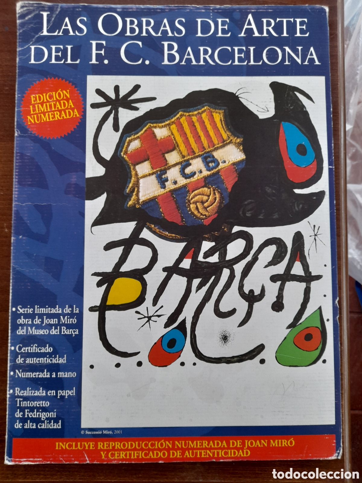 Collectionnisme sportif: Reproducci&oacute;n obra de arte de Joan Mir&oacute;