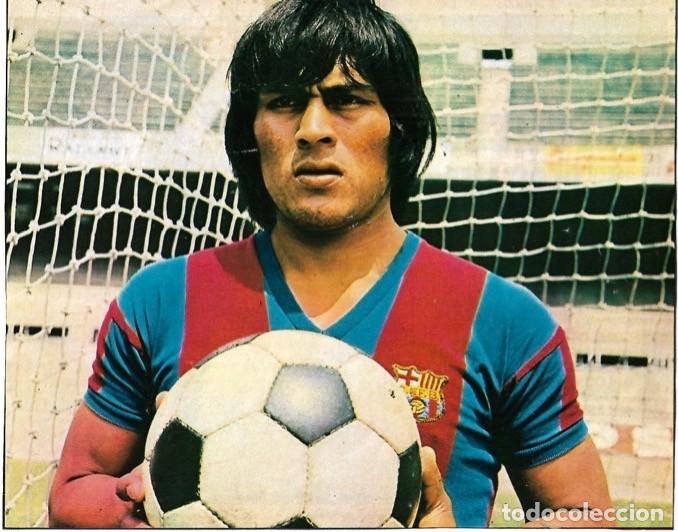 Collectionnisme sportif: BAR&Ccedil;A: Gran recorte de HUGO CHOLO SOTIL. 1973
