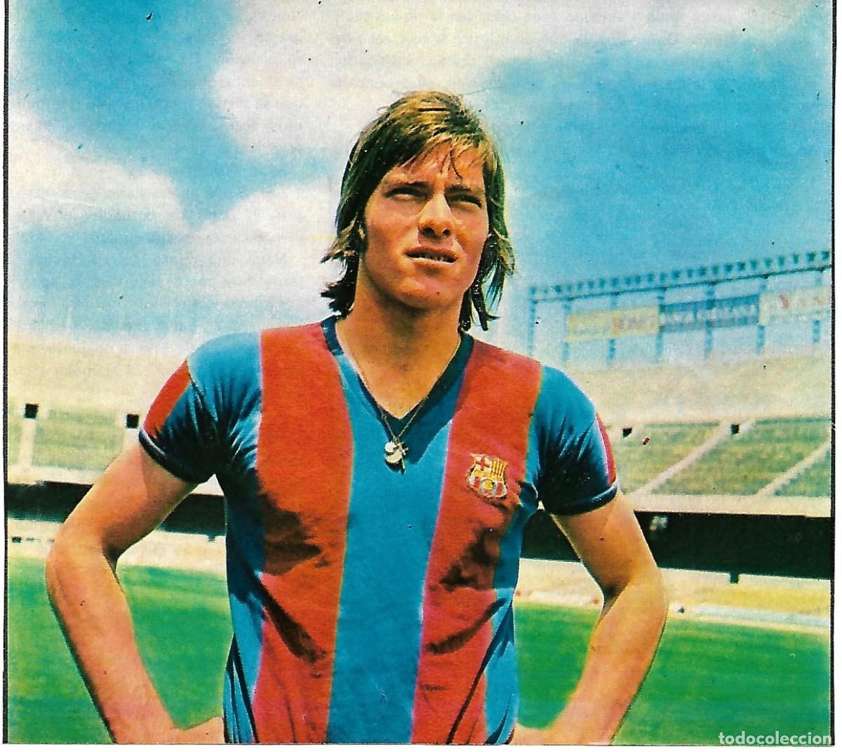 Coleccionismo deportivo: BAR&Ccedil;A: Recorte de MIGUELI. 1973 - Foto 1