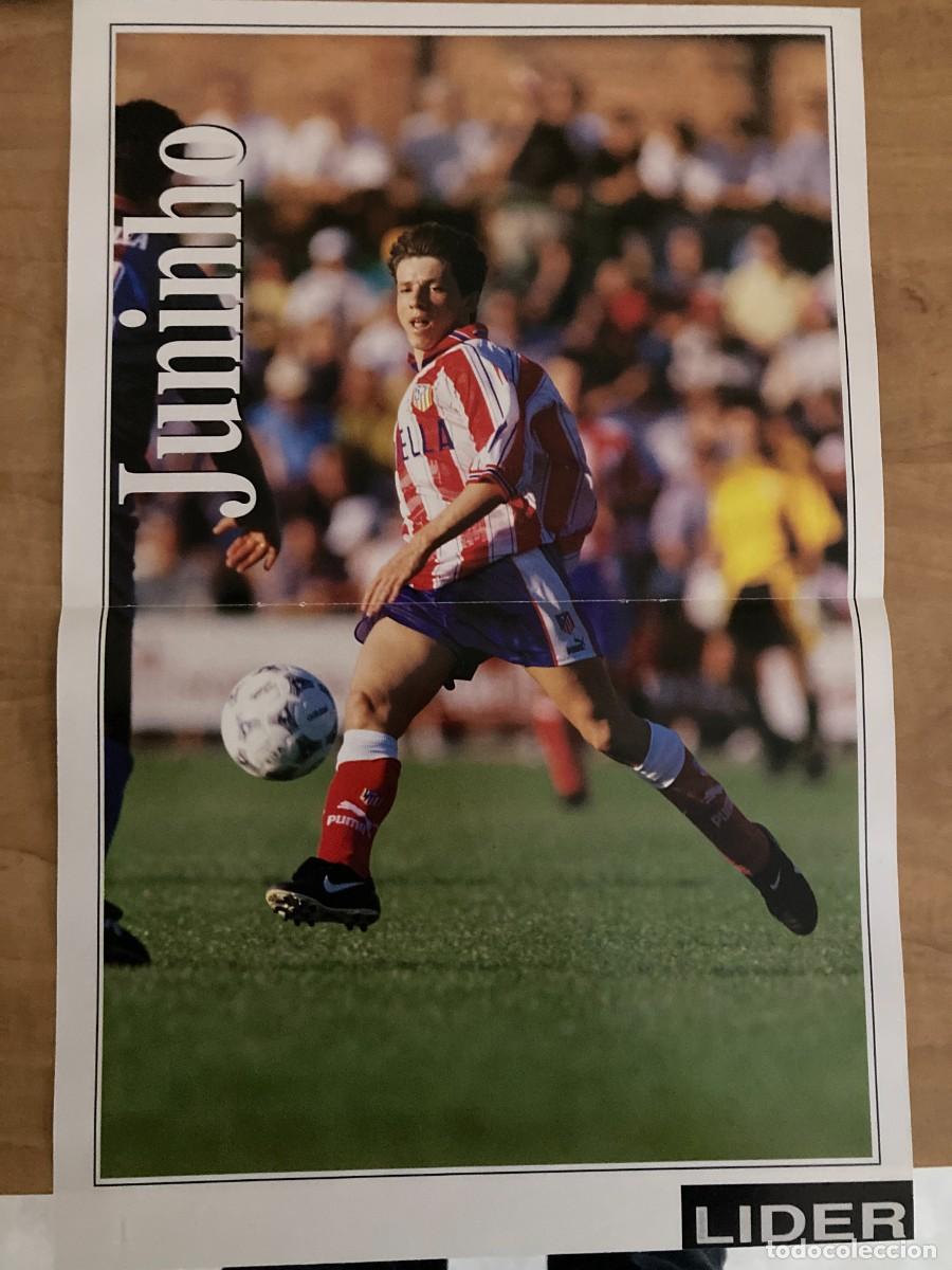 Coleccionismo deportivo: POSTER JUNINHO. ATL&Eacute;TICO MADRID. LIDER - Foto 1