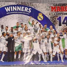 Grupo Erik Poster Real Madrid Squadra 2022/2023 - 91,5x61 Cm, Stampato Su Carta Lucida, Spedito Arrotolato