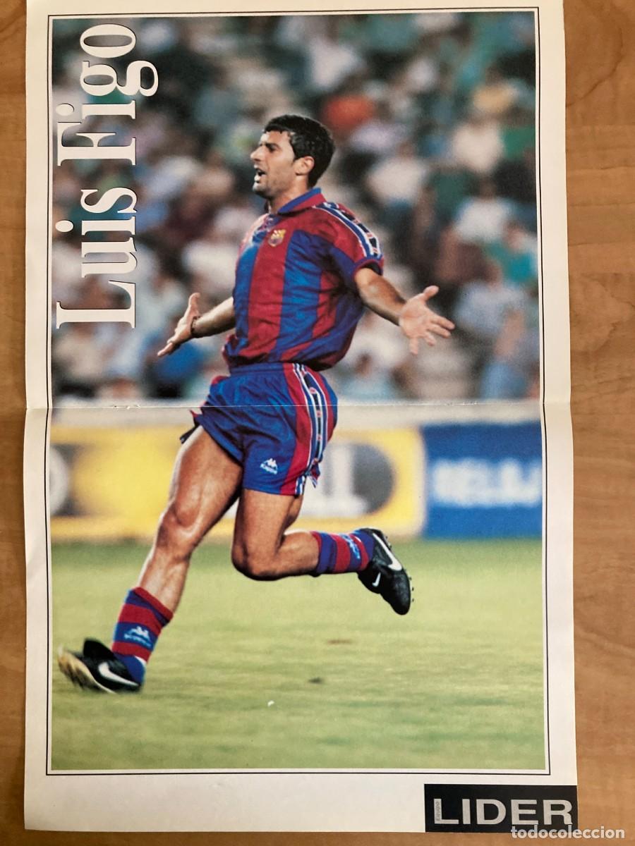 Coleccionismo deportivo: POSTER FIGO. LIDER - Foto 1