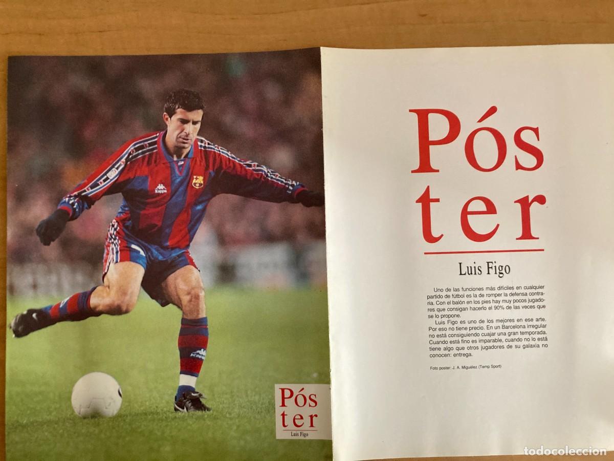 Coleccionismo deportivo: POSTER FIGO. LIDER - Foto 2