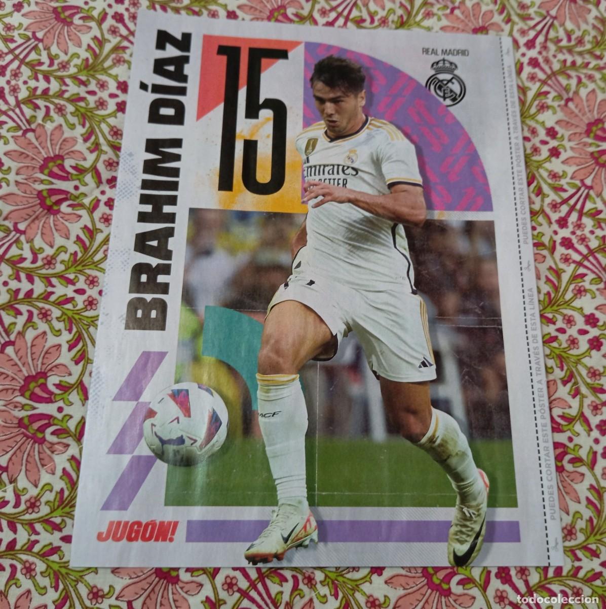 brahim diaz real madrid auto autografh firma ⚽t - Acheter Stickers et cartes à collectionner de football anciennes sur todocoleccion