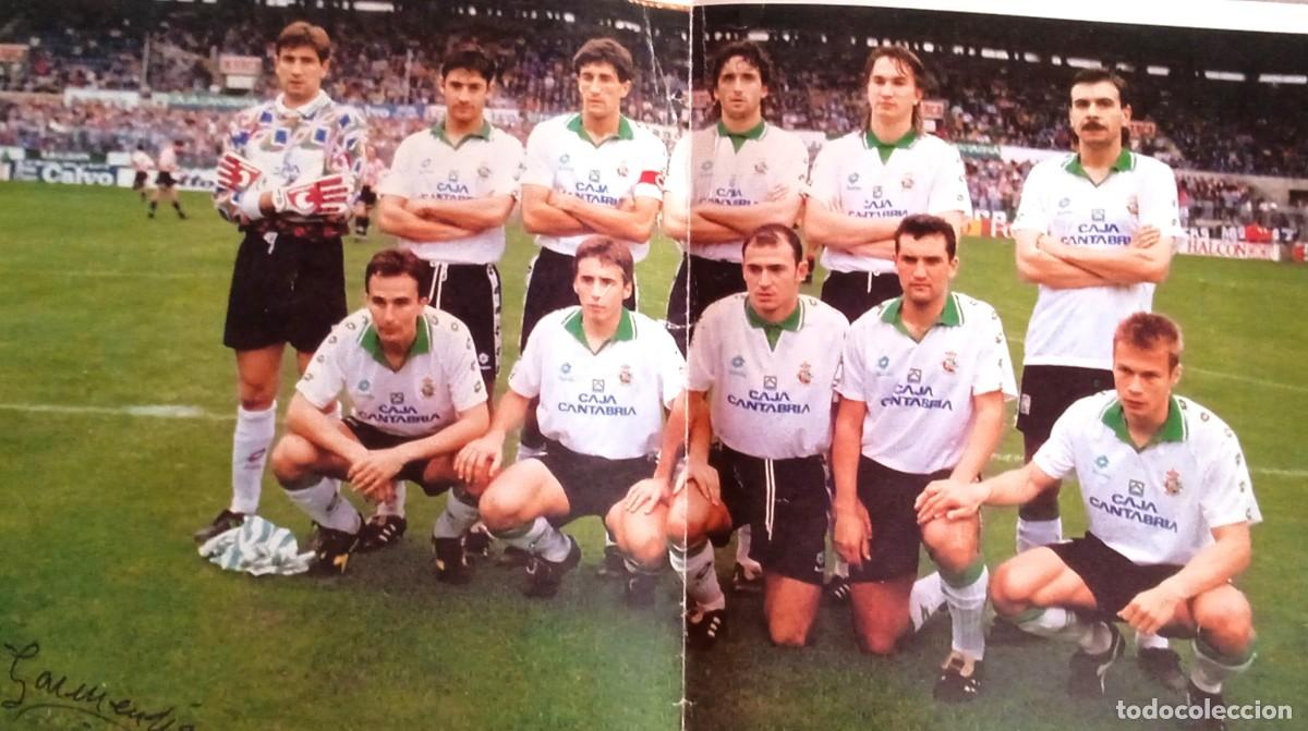 Coleccionismo deportivo: POSTER RANCING SANTANDER A&Ntilde;OS 90 - Foto 1