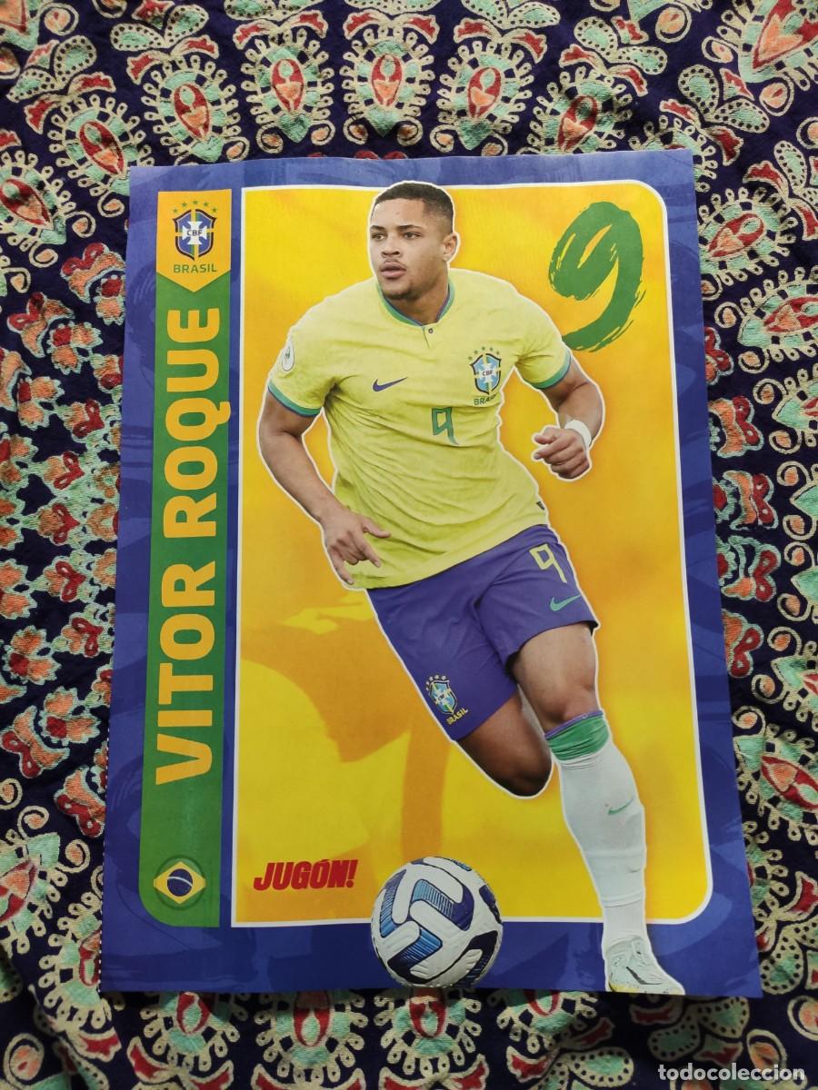 Coleccionismo deportivo: P&oacute;ster Vitor Roque / Assane Diao Poster