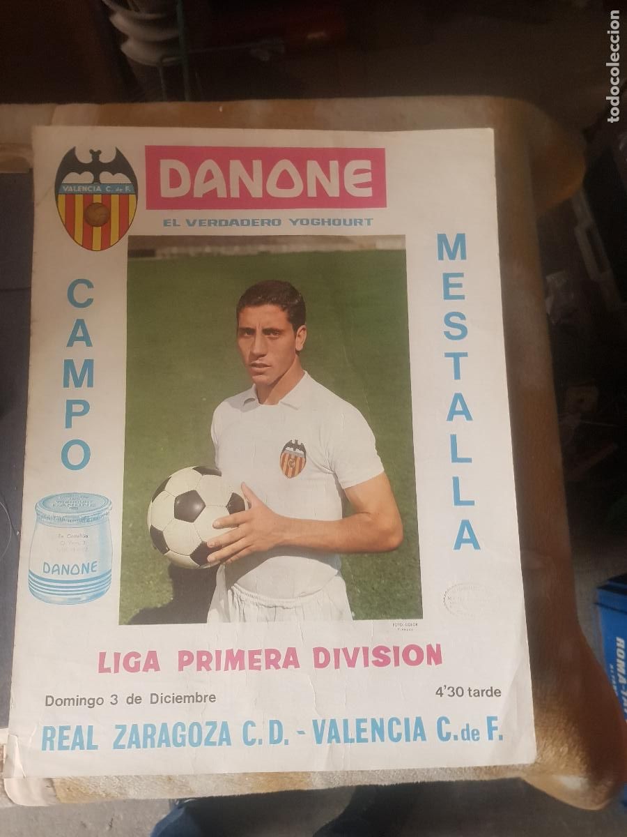 Coleccionismo deportivo: JUGADOR DEL VALENCIA C.F - CLARAMUNT NACIDO EN PUZOL