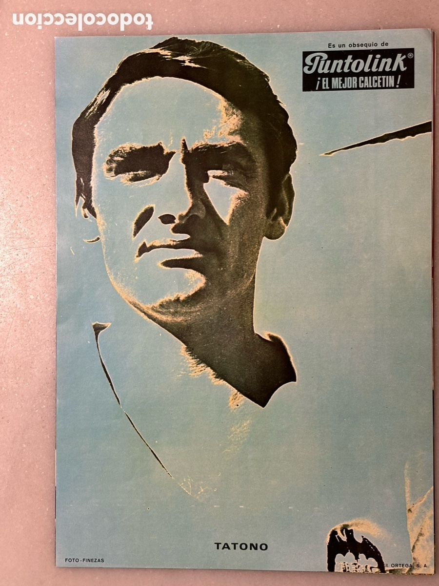Sammelleidenschaft Sport: P&oacute;ster Tatono Valencia, obsequio puntolink 1966