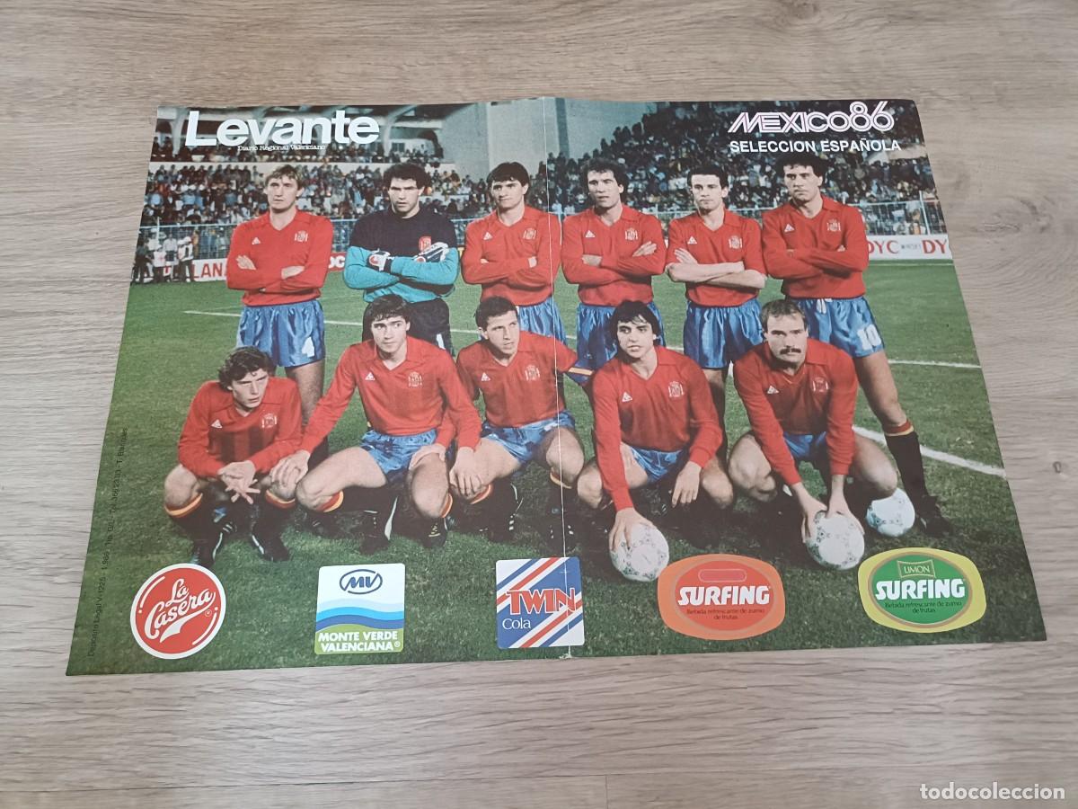 poster selección española mundial mexico 86 pub - Compra venta en  todocoleccion