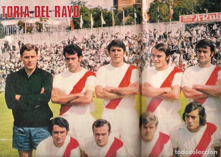 Coleccionismo deportivo: RAYO VALLECANO: P&oacute;ster de 1972 - Foto 1