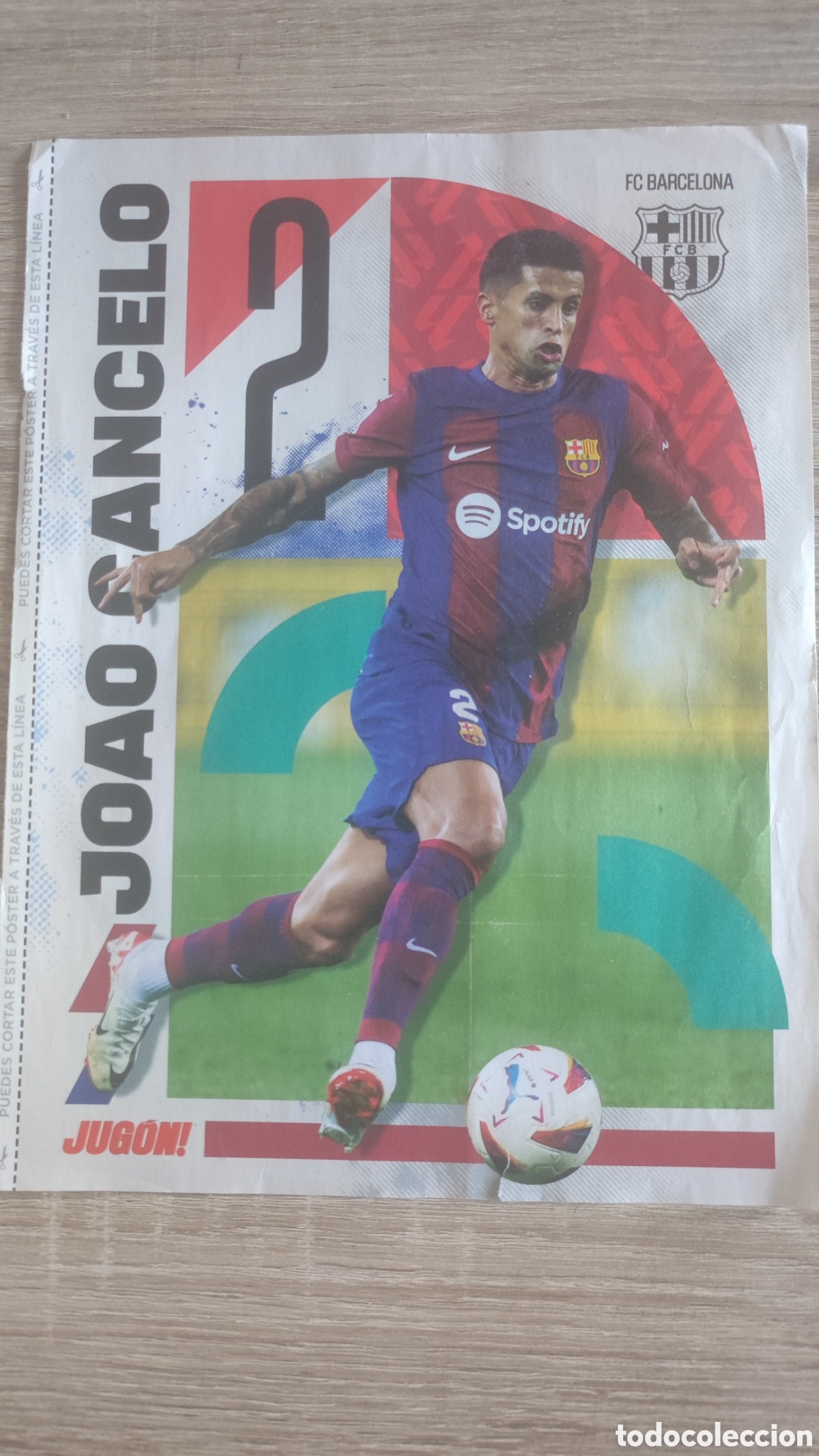 Coleccionismo deportivo: Poster de Joao Cancelo y Sergio Ramos - Foto 1