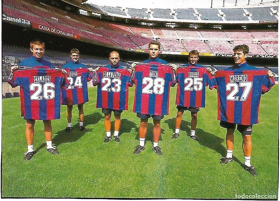 Coleccionismo deportivo: BAR&Ccedil;A: Recorte de la QUINTA DEL MINI. 1996 - Foto 1