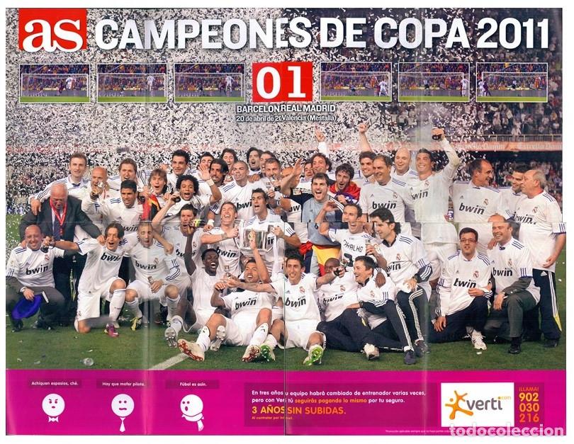 Coleccionismo deportivo: P&Oacute;STER-Campeones de COPA-2011 - Foto 1