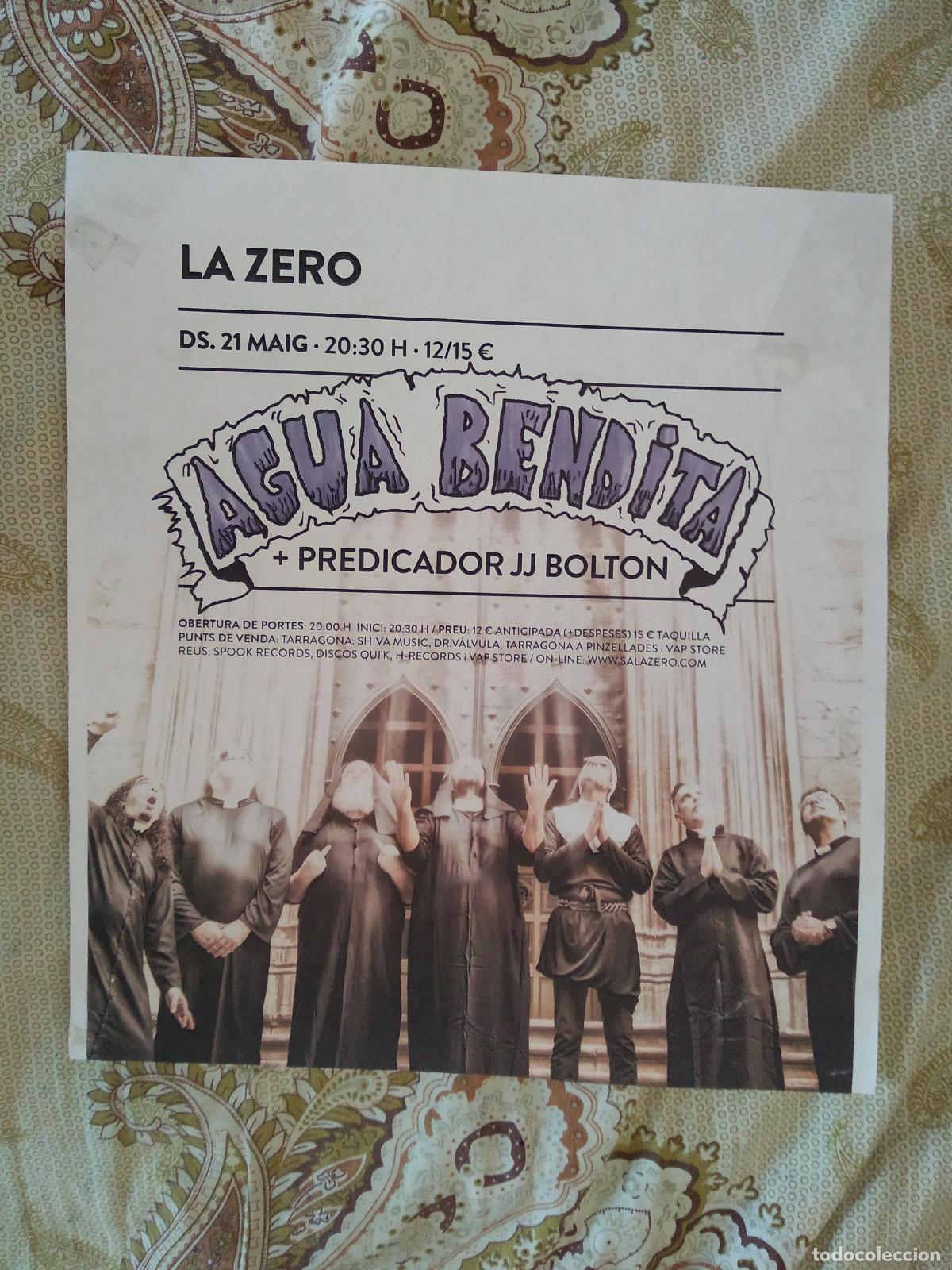 Sammelleidenschaft Sport: POSTER LA ZERO AGUA BENDITA PREDICADOR JJ BOLTON MIDE 29,5CM X 33CM