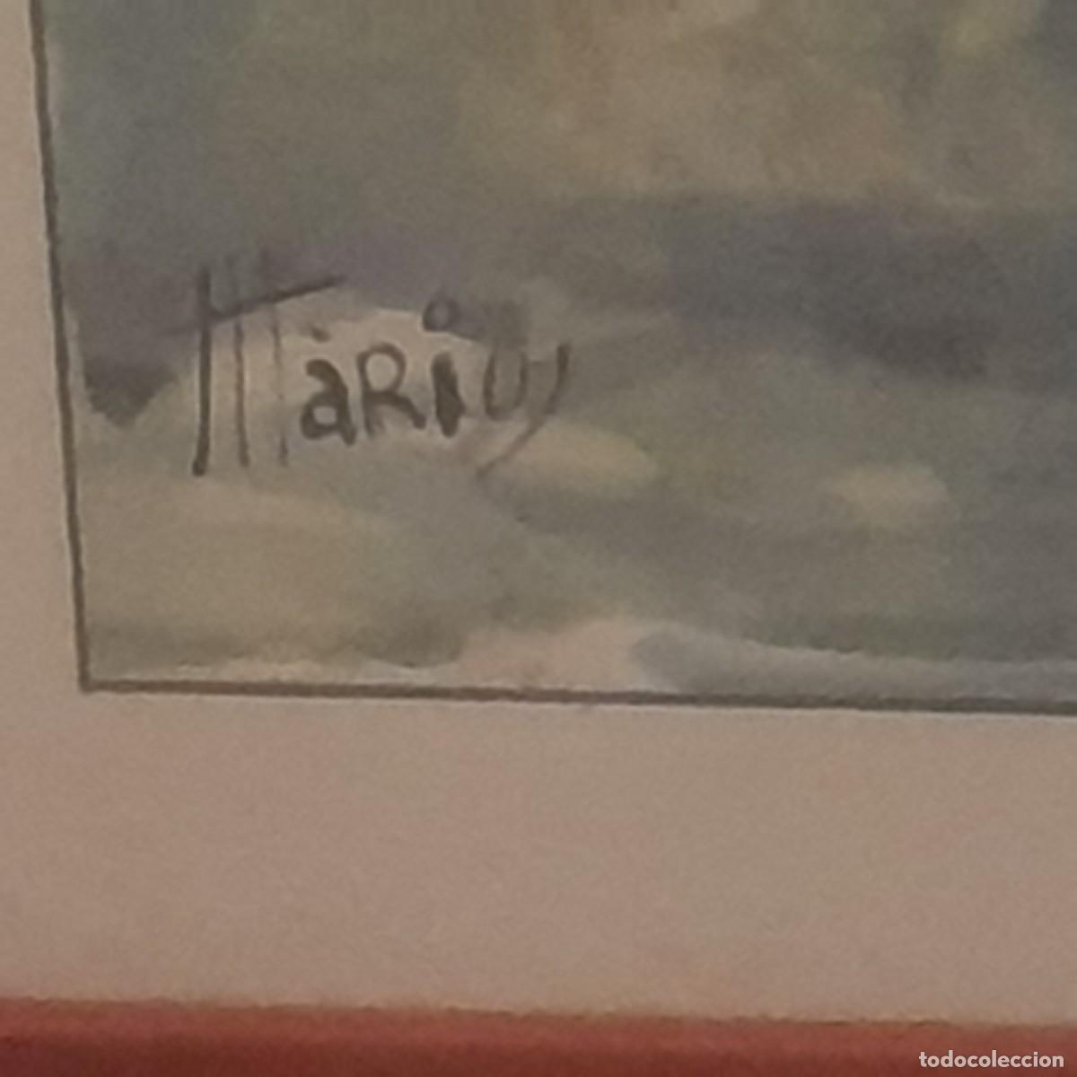 Coleccionismo deportivo: OBRA DEL PINTOR MARIUS - Foto 2