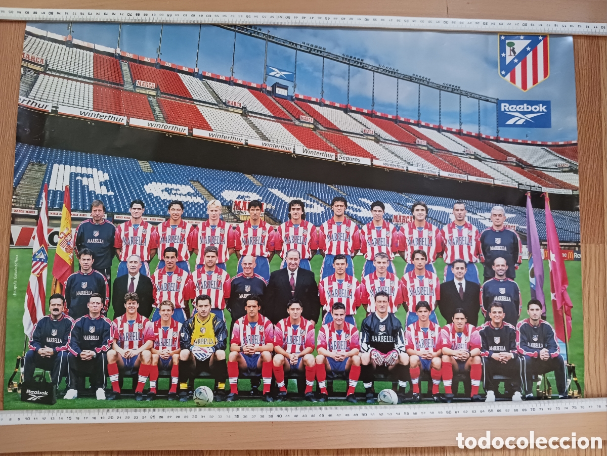 Coleccionismo deportivo: P&oacute;ster Atl&eacute;tico Madrid - Foto 1