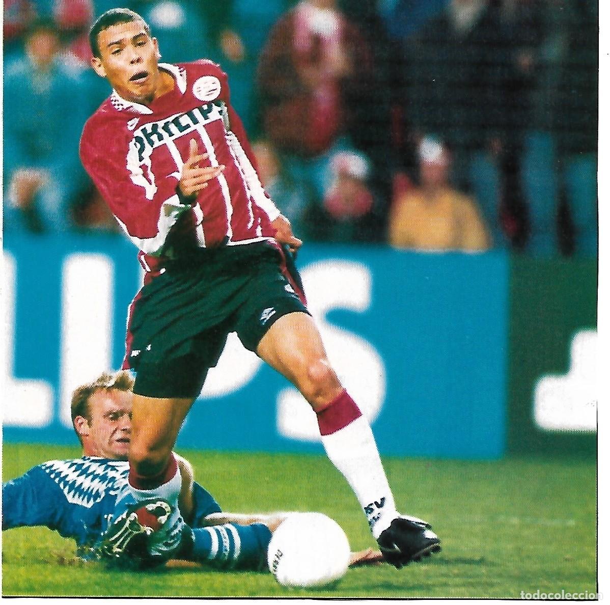 Coleccionismo deportivo: Gran recorte de RONALDO con el PSV Eindhoven.1995 - Foto 1