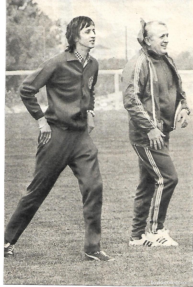 Coleccionismo deportivo: Gran recorte de CRUYFF y Stefan Kovacs - Foto 1