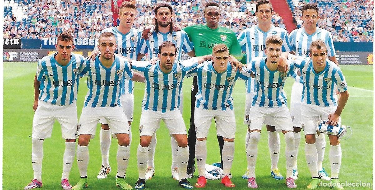 Coleccionismo deportivo: M&Aacute;LAGA CF: Recorte de un equipo de 2014 - Foto 1
