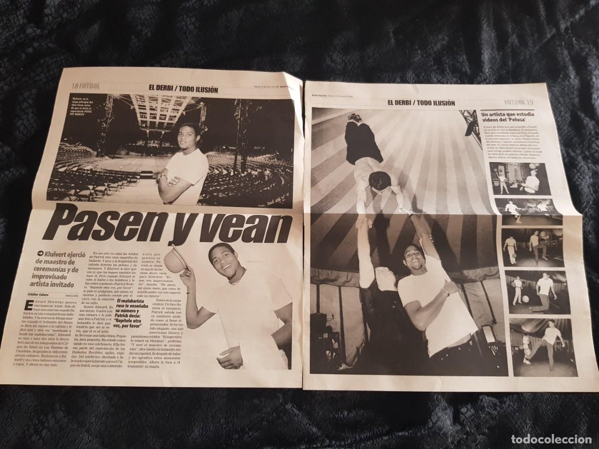 Coleccionismo deportivo: Art&iacute;culo de prensa sobre Patrick Kluivert - Foto 1