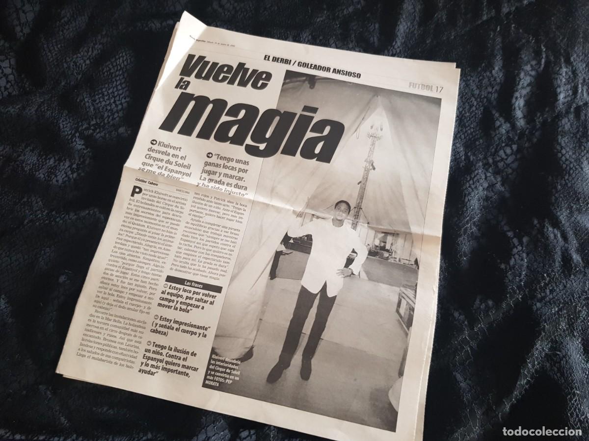 Coleccionismo deportivo: Art&iacute;culo de prensa sobre Patrick Kluivert - Foto 2