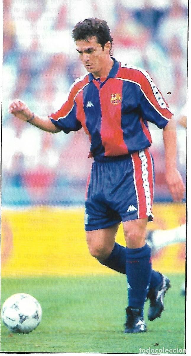 Coleccionismo deportivo: BAR&Ccedil;A: Recorte de Guillermo AMOR. 1990 - Foto 1