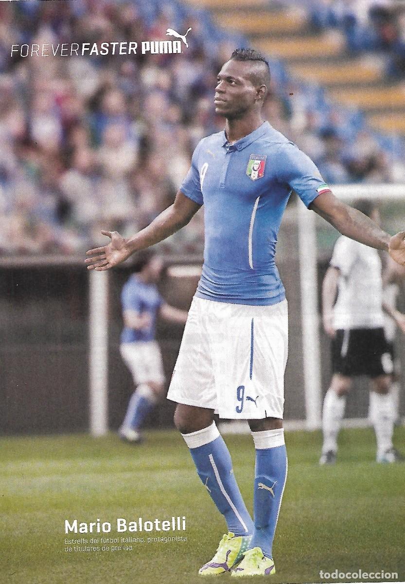 Coleccionismo deportivo: Minip&oacute;ster de MARIO BALOTELLI - Foto 1