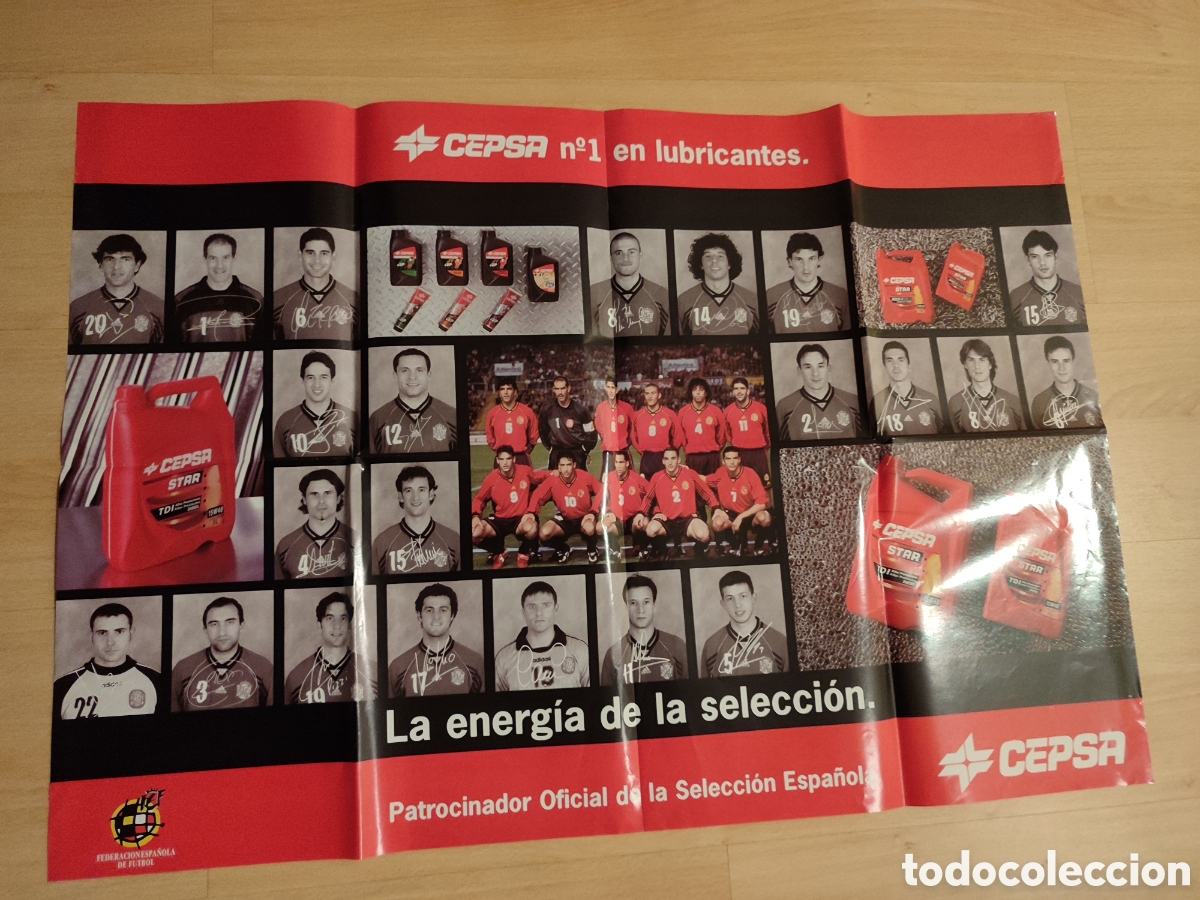 Coleccionismo deportivo: Gran poster Selecci&oacute;n espa&ntilde;ola. - Foto 6
