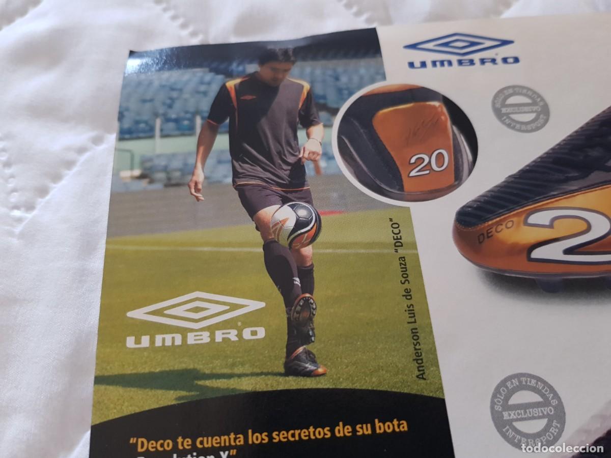 Coleccionismo deportivo: P&oacute;ster publicitario UMBRO - DECO - Foto 2