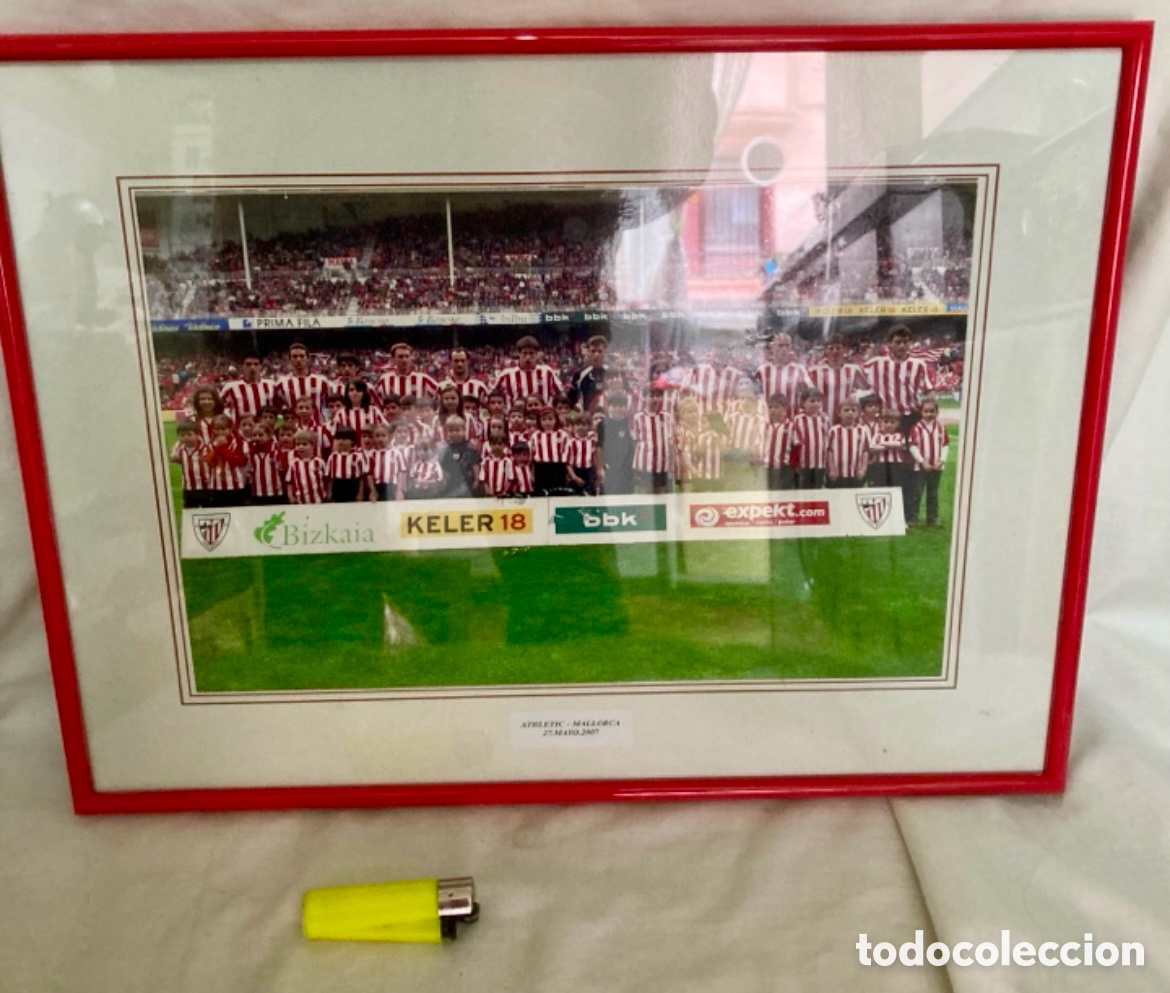 Coleccionismo deportivo: CUADRO ATL&Eacute;TIC & MALLORCA EN 2007 - Foto 2