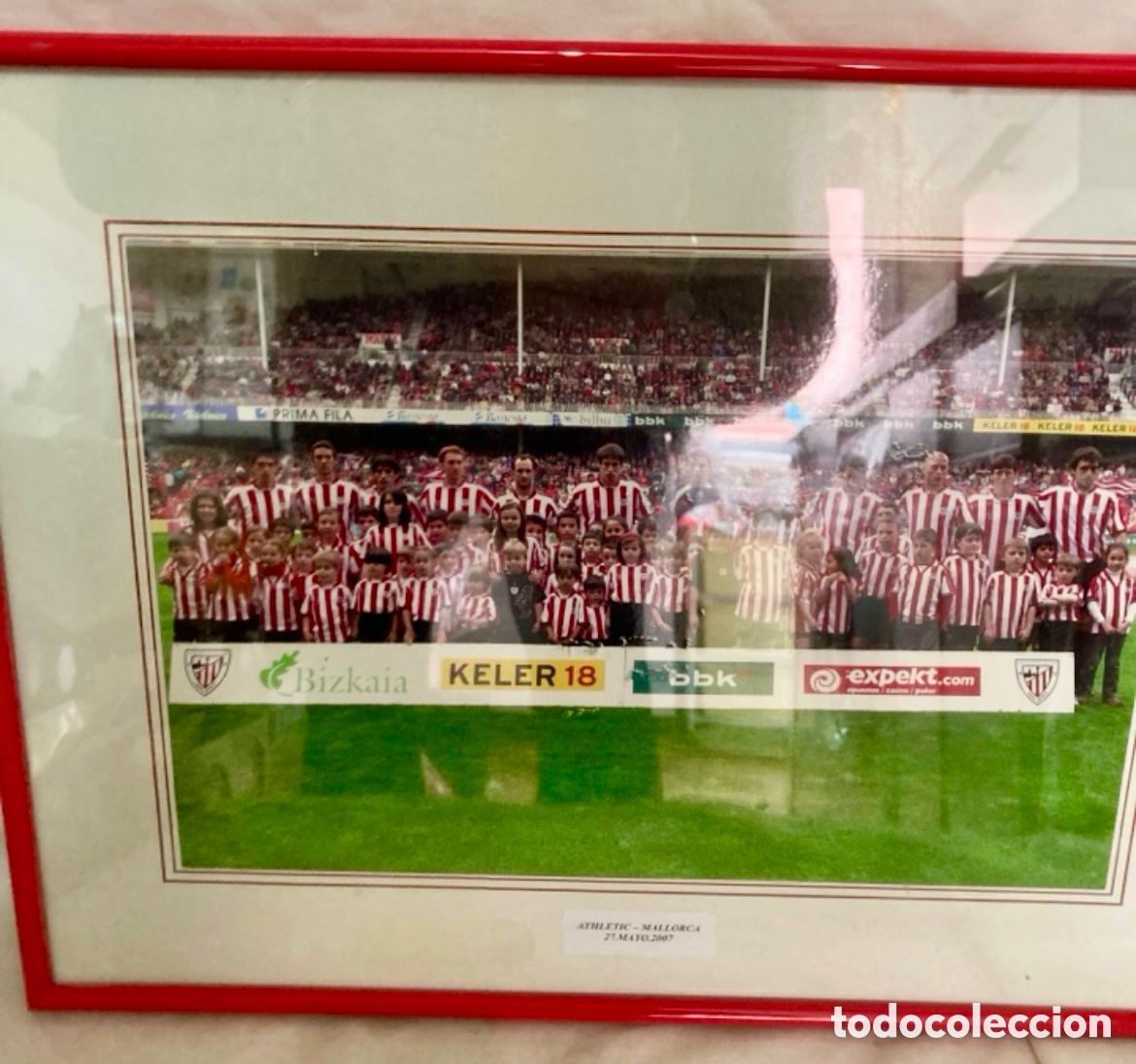 Coleccionismo deportivo: CUADRO ATL&Eacute;TIC & MALLORCA EN 2007 - Foto 3