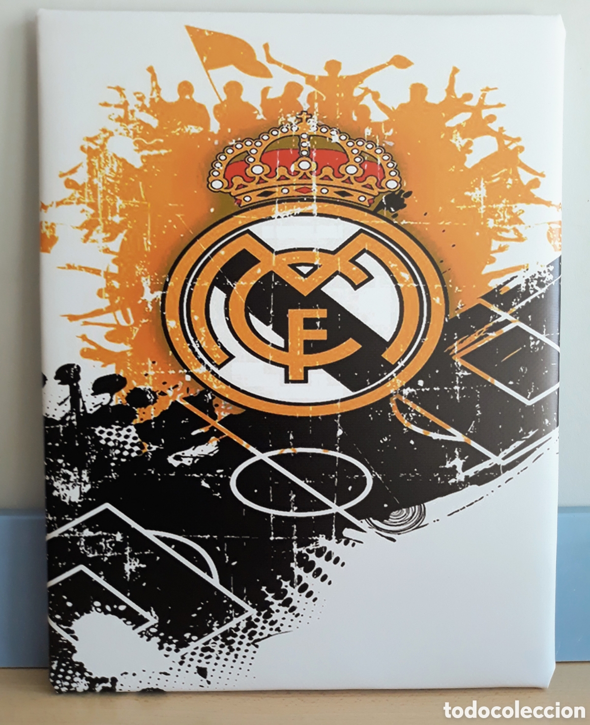 Coleccionismo deportivo: Cuadro cartel REAL MADRID - Foto 1