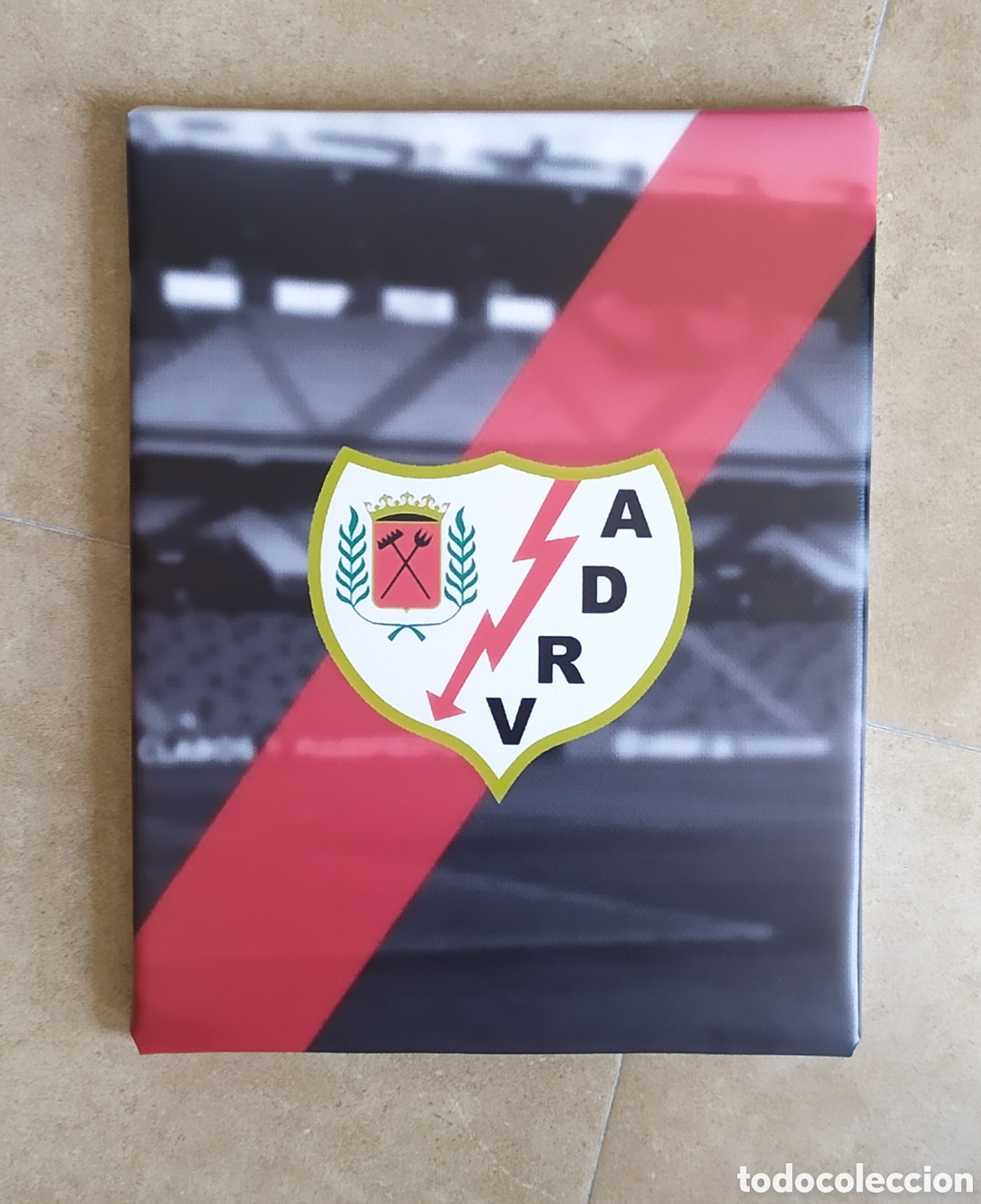 Coleccionismo deportivo: Cuadro cartel RAYO VALLECANO - Foto 1