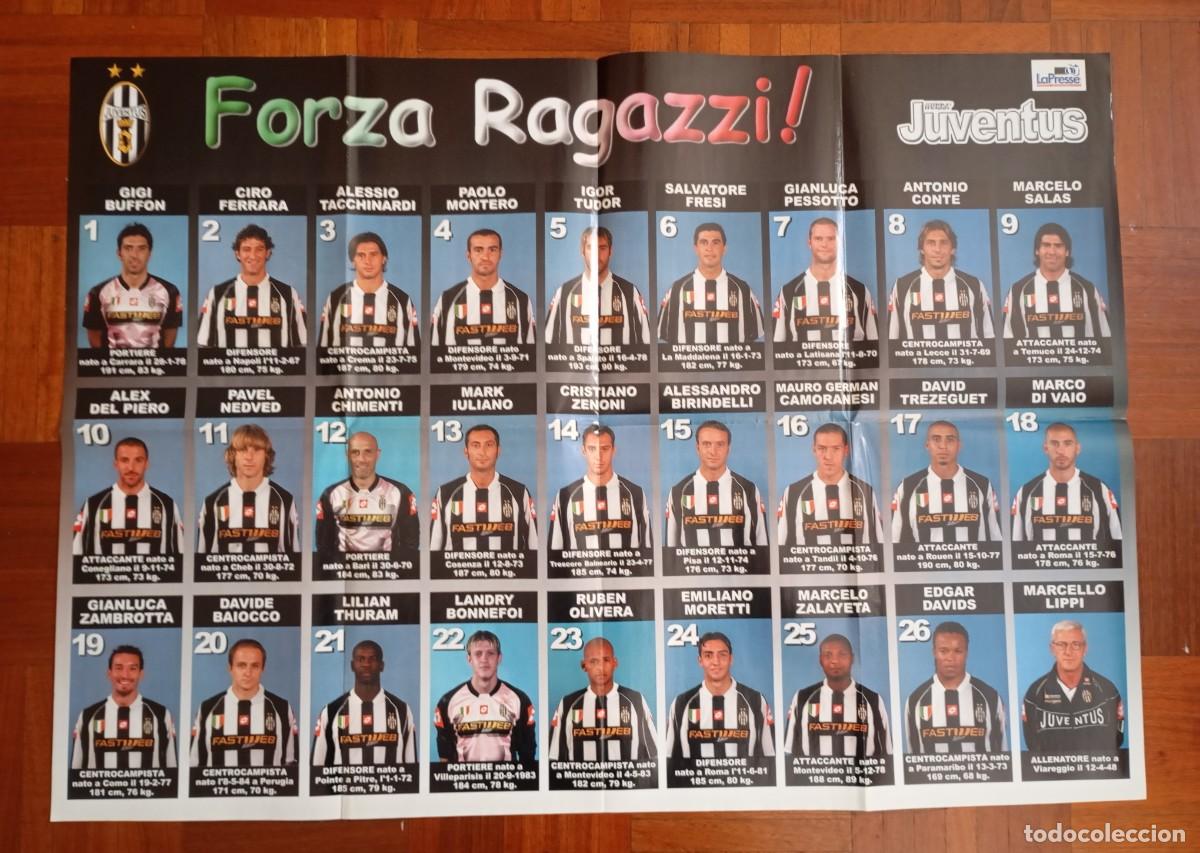 Coleccionismo deportivo: POSTER JUVENTUS 2002-03 - Foto 1