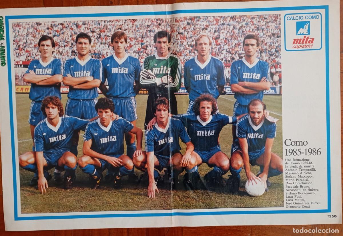 Coleccionismo deportivo: POSTER COMO 1985-1986 - Foto 1