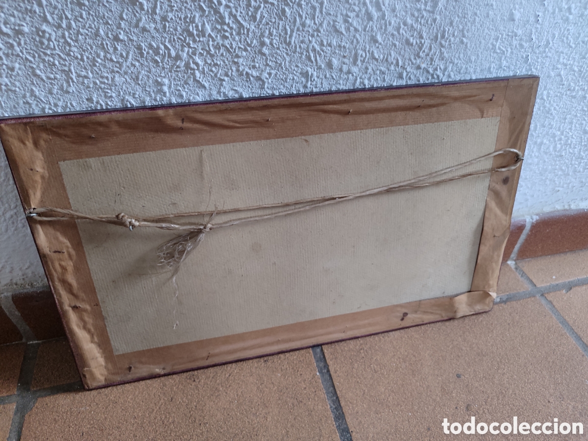 Coleccionismo deportivo: Cuadro espejo real oviedo - Foto 6