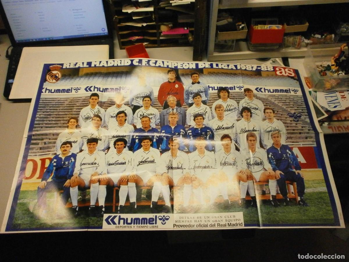 Coleccionismo deportivo: poster real madrid ------------- - Foto 1