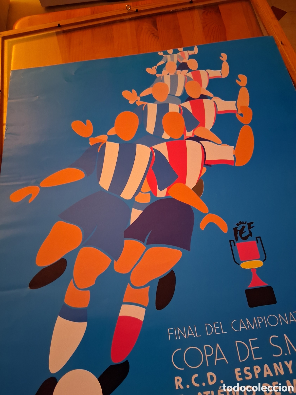 Coleccionismo deportivo: RCD ESPANYOL. FINAL COPA DEL REY 2000 - Foto 3