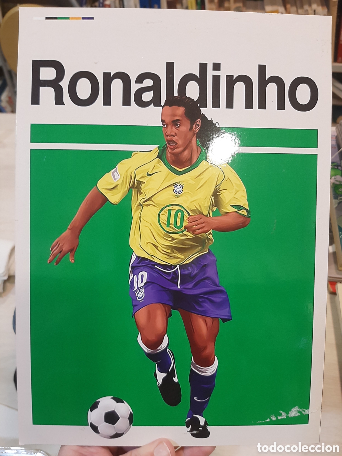 Coleccionismo deportivo: Cartel Ronaldinho Brasil - Foto 1