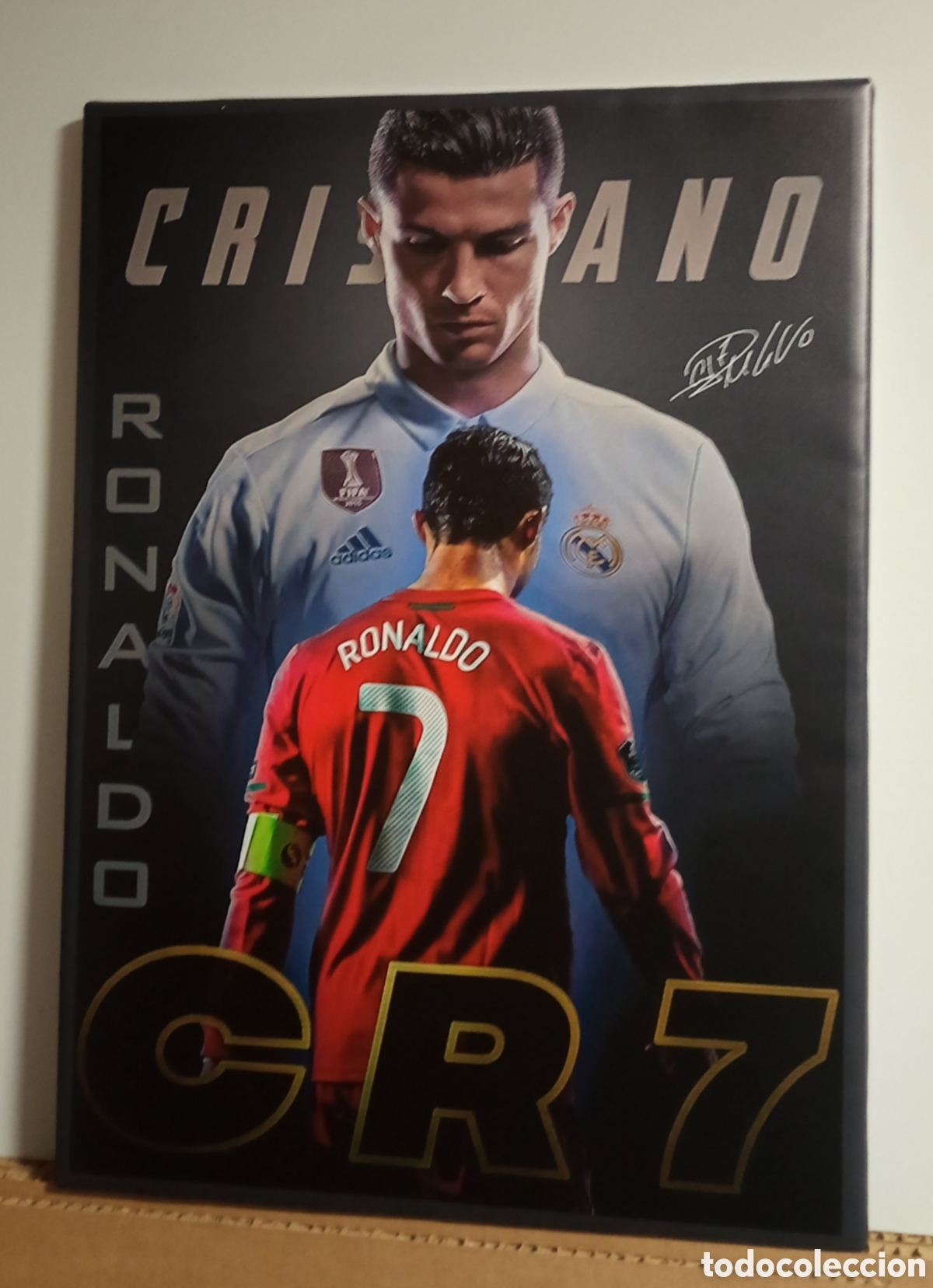 Coleccionismo deportivo: Cuadro CRISTIANO RONALDO - Foto 1