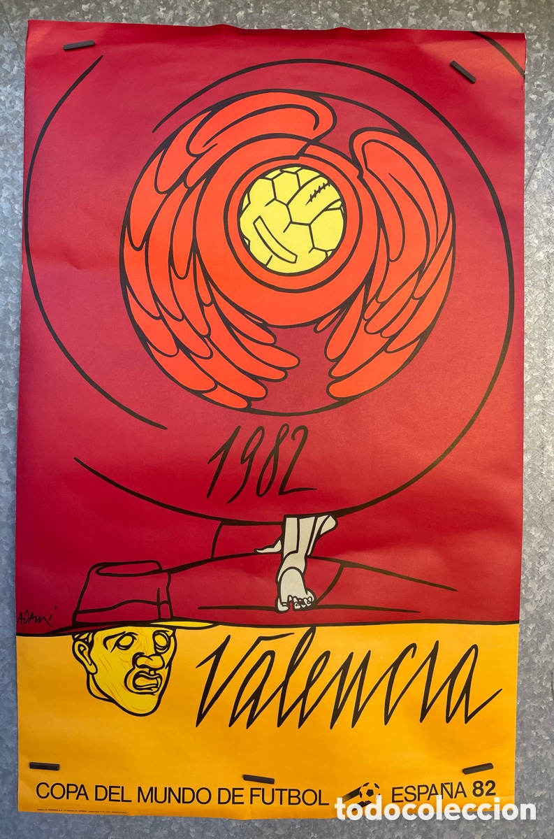 Collezionismo sportivo: Cartel mundial 82 Sede Valencia