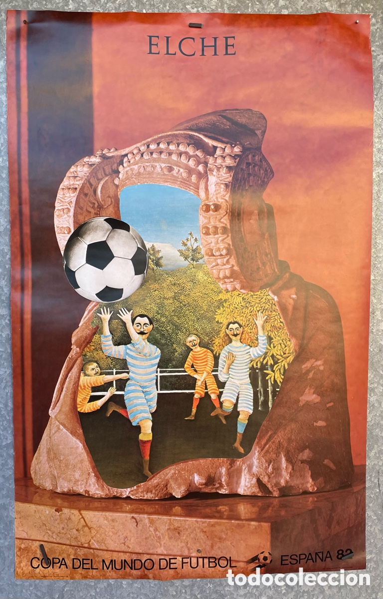 Collezionismo sportivo: Cartel mundial 82 Espa&ntilde;a Sede Elche