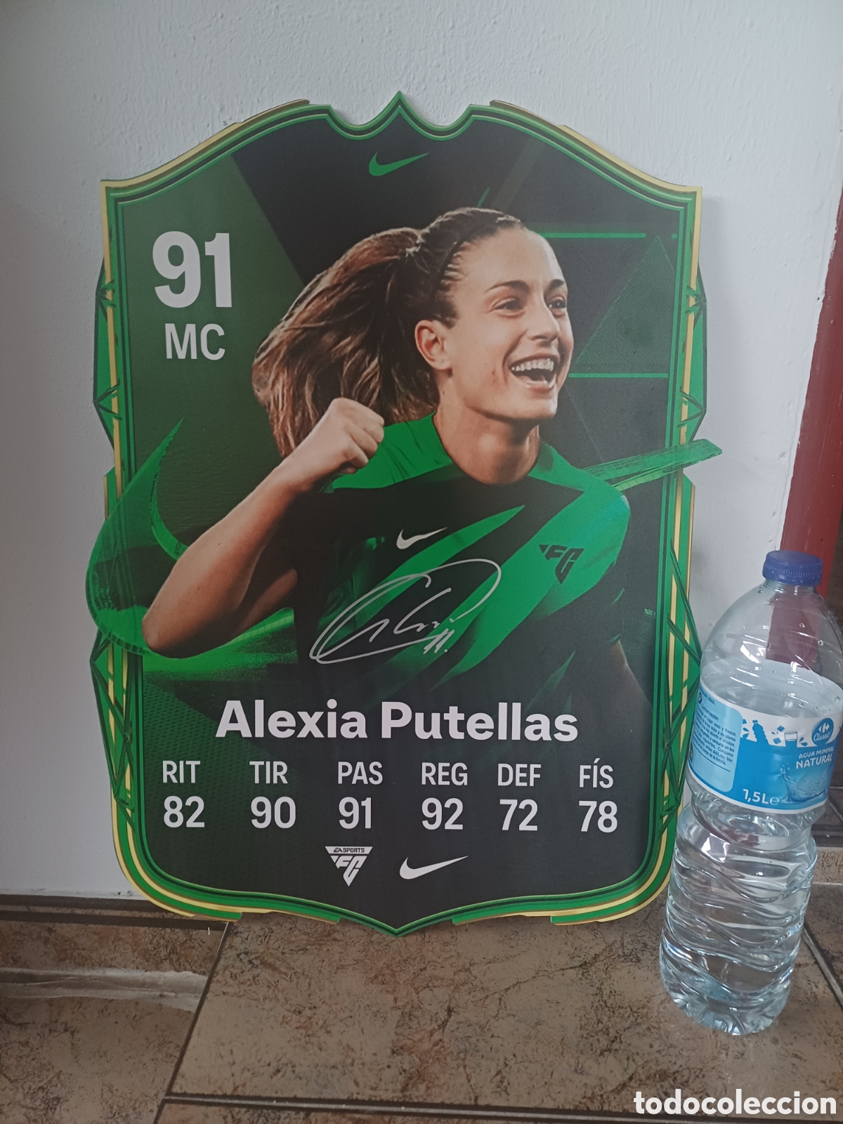 Coleccionismo deportivo: FICHA CROMO POSTER GIGANTE DE ALEXIA PUTELLAS FC BARCELONA 60X45X0.5 CM