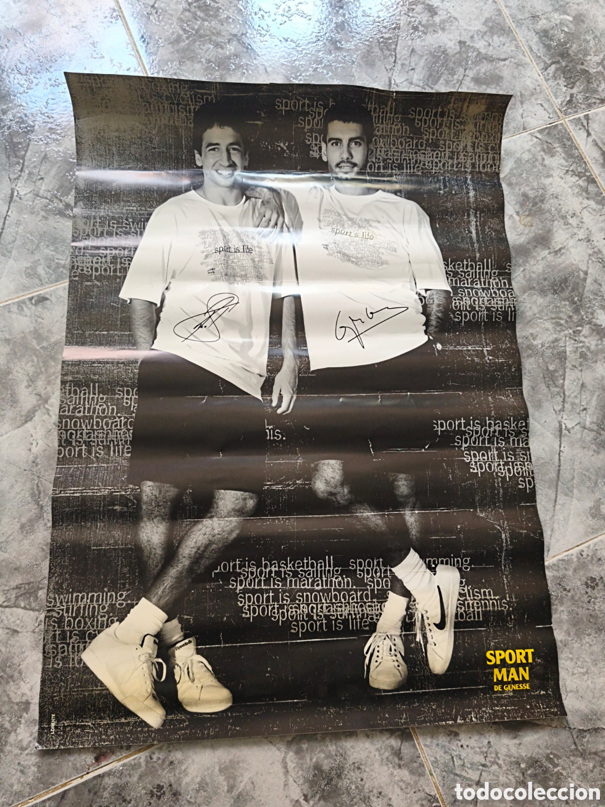 Collezionismo sportivo: Poster Sport is Life: Ra&uacute;l y Guardiola