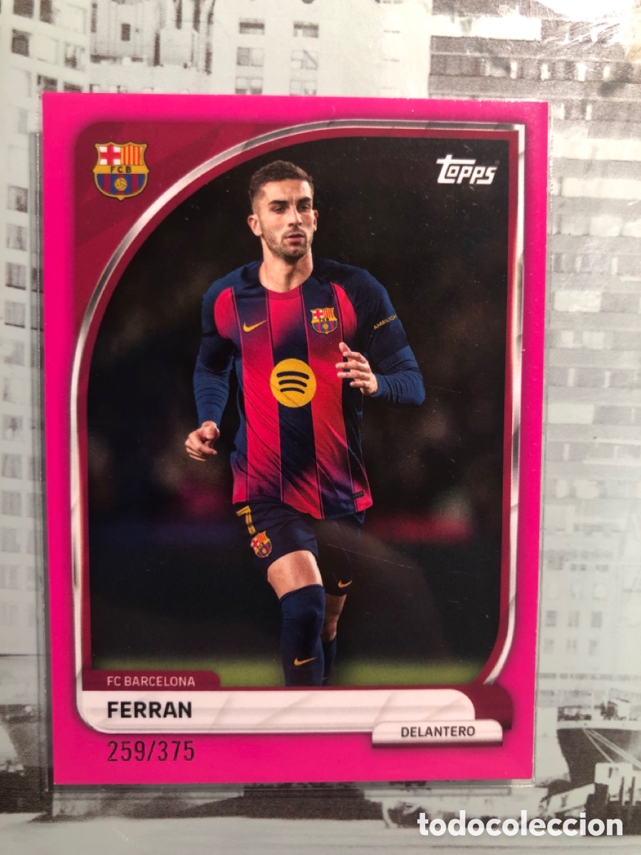 Coleccionismo deportivo: Ferran Torres /375 fc Barcelona tin colector 2025-2026