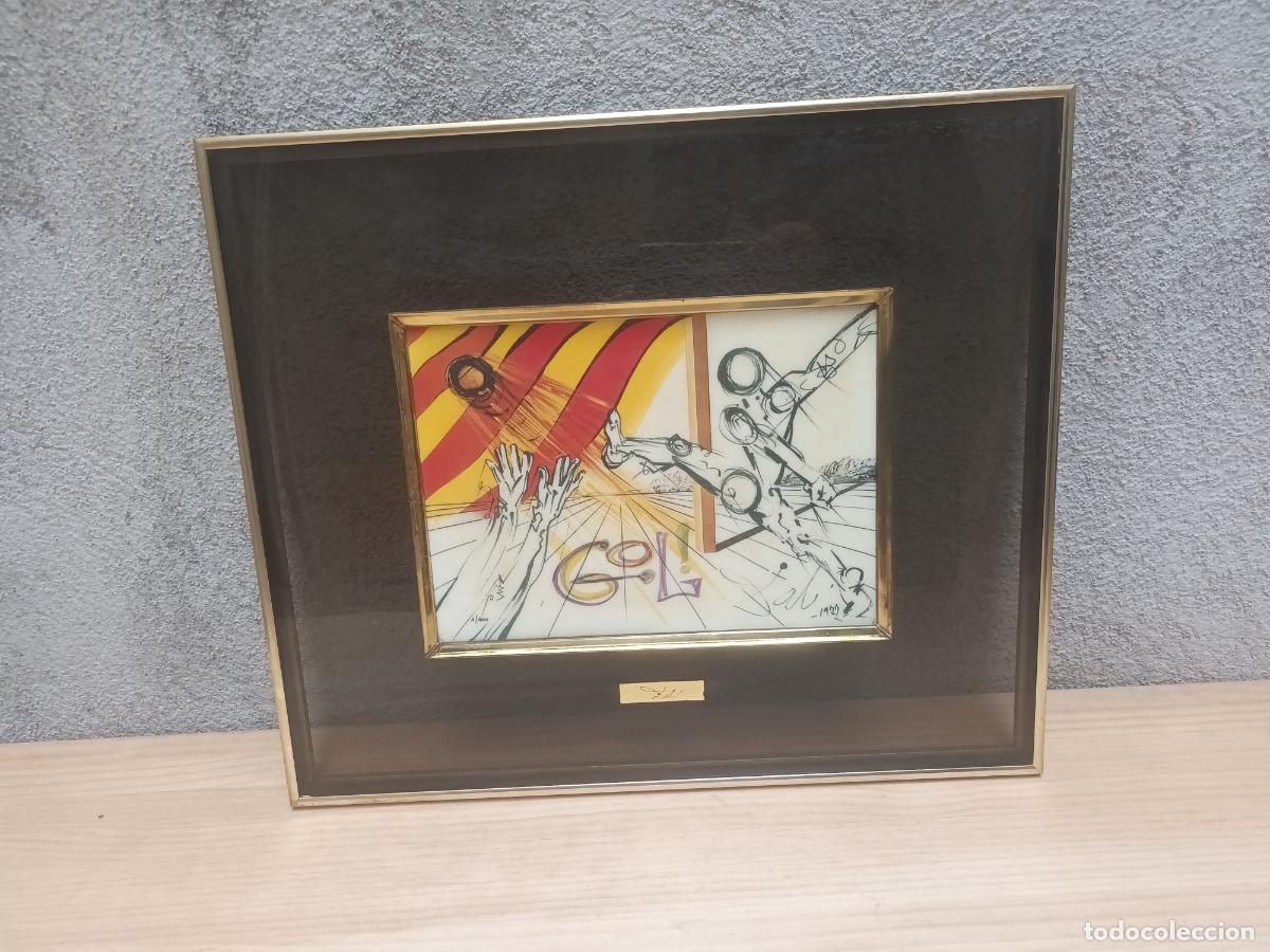 Collectionnisme sportif: DALI GOL. AYUDA AL C.D SANT ANDREU FUTBOL NUMERADO 4/1000