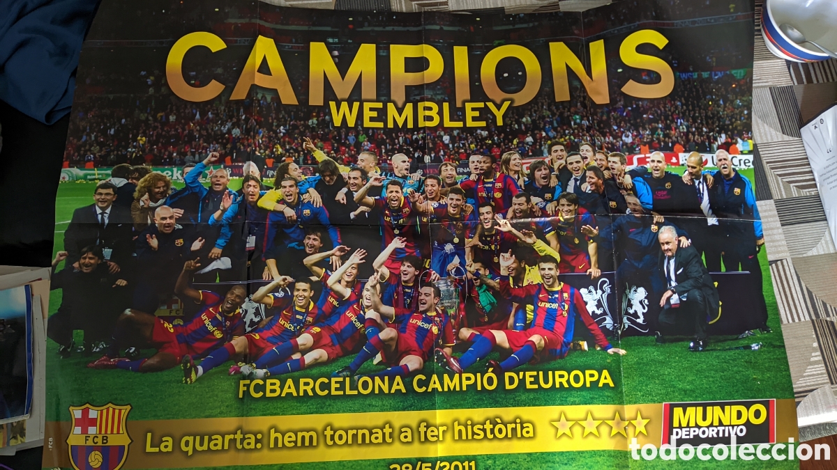 Coleccionismo deportivo: Lote 70 p&oacute;sters FC Barcelona