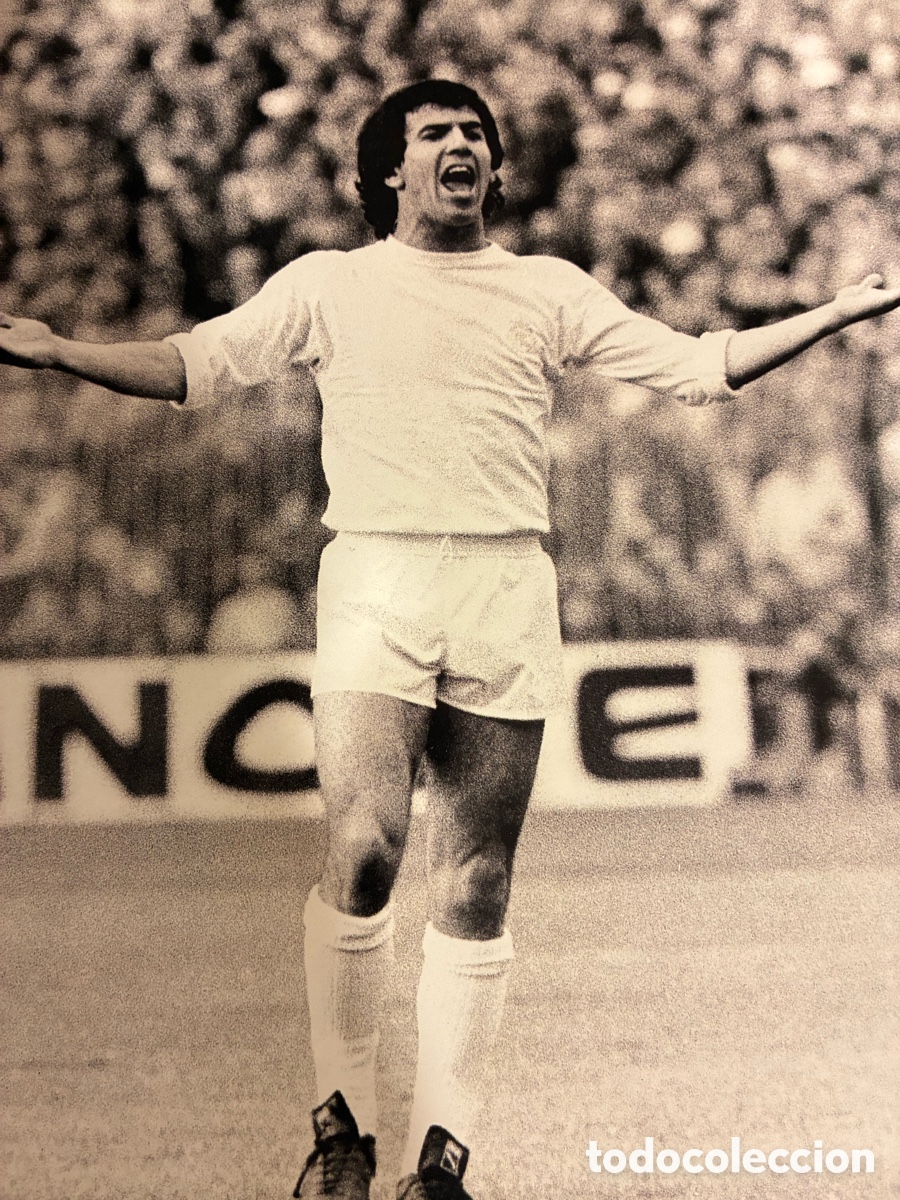 Coleccionismo deportivo: JUANITO - REAL MADRID - POSTER 30x21 cms