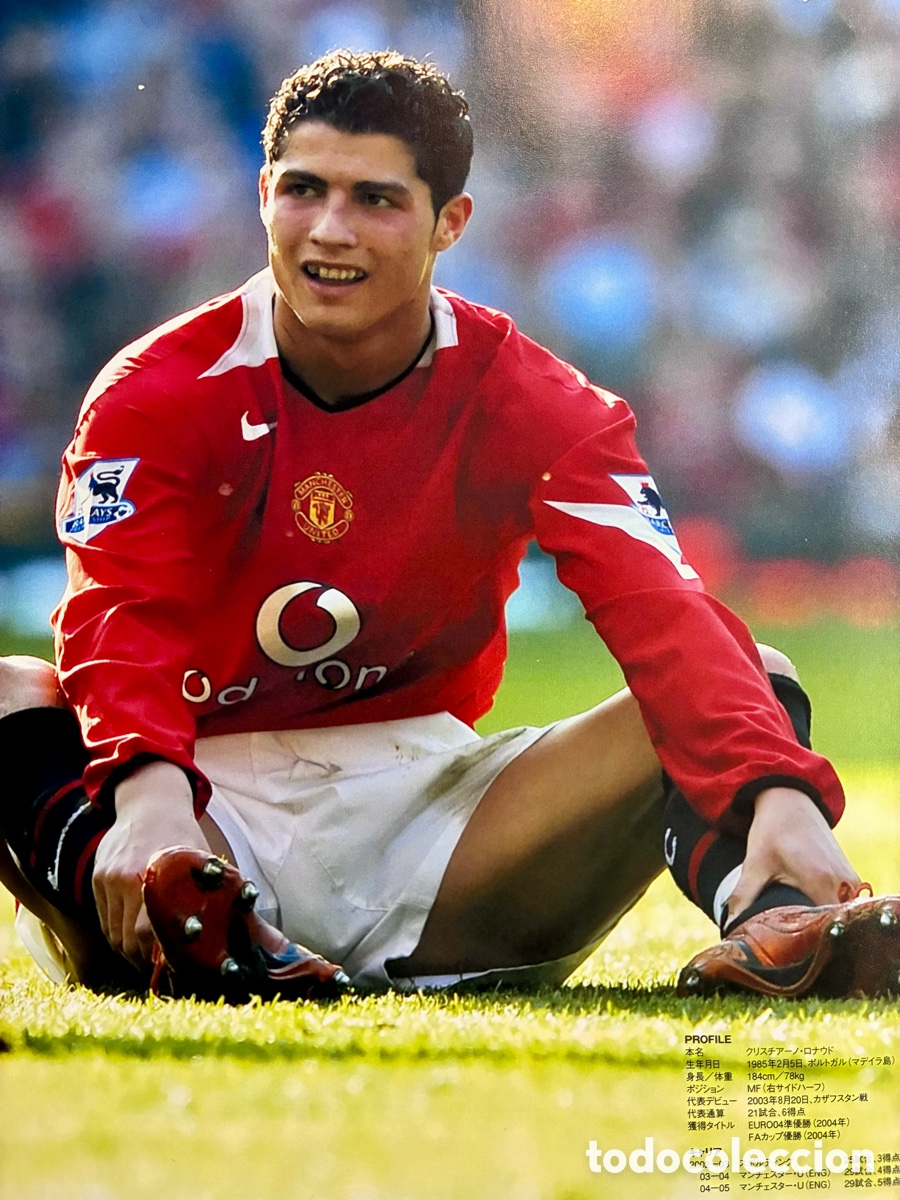 Coleccionismo deportivo: CRISTIANO RONALDO &ldquo;ROOKIE&rdquo; - MANCHESTER UNITED - POSTER 30x23 cms